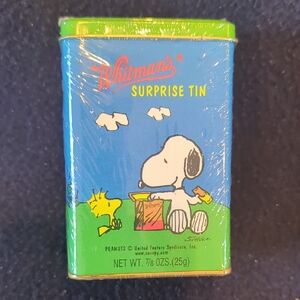 Whitman's Snoopy Collectible Surprise Tin